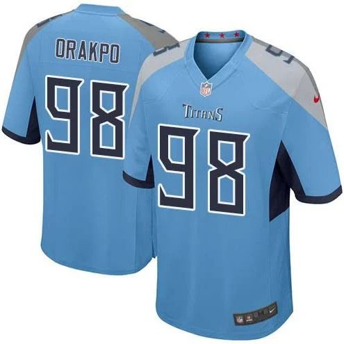 Men Tennessee Titans #98 Brian Orakpo Nike Light Blue Game NFL Jersey->tennessee titans->NFL Jersey